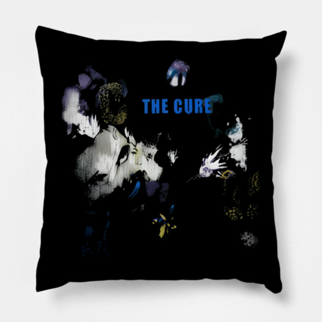 The-Cure-Band-Vintage Pillow by dtr_art