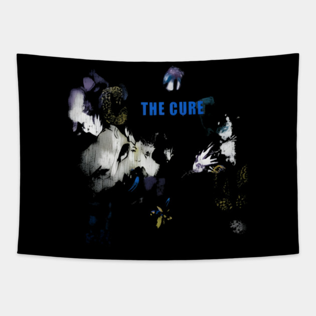 The-Cure-Band-Vintage Tapestry by dtr_art