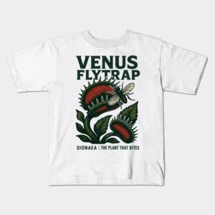 Venus Flytrap Carnivorous Plant Art Kids T-Shirt