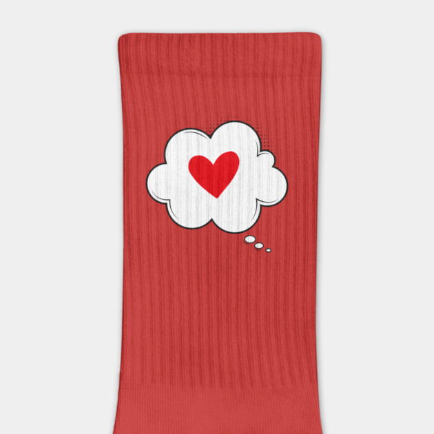 Thinking About Love - Cute Heart Love by Creatifly Graphic Tees