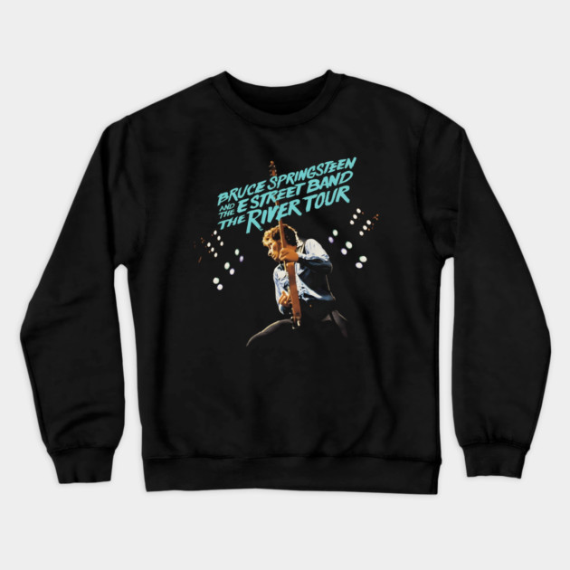 Bruce-Springsteen Crewneck Sweatshirt by dtr_art