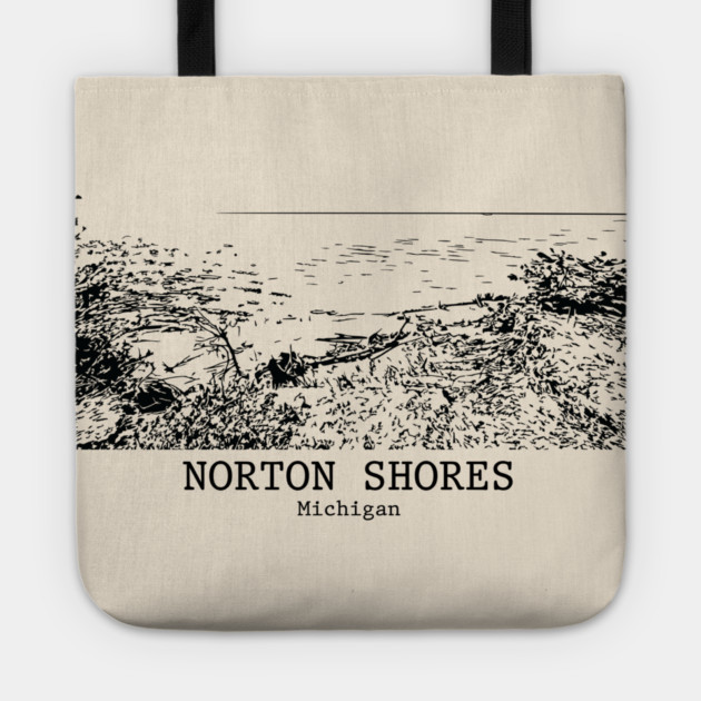 Norton Shores - Michigan Tote by Lakeric