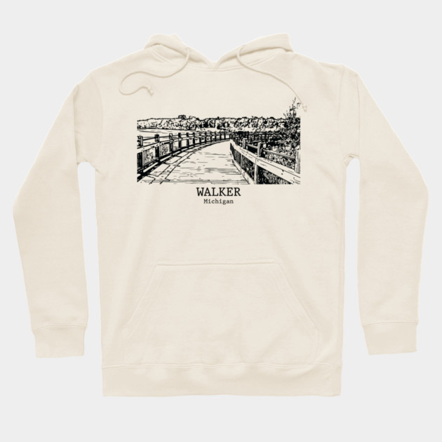 Walker - Michigan Hoodie by Lakeric