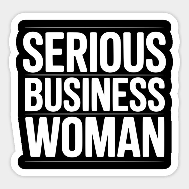 Serious Business Woman Magnet by Frank Ring