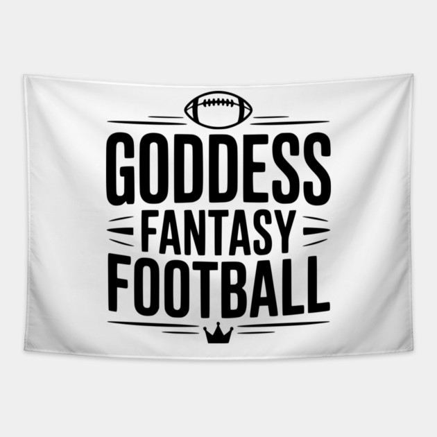 Goddess Fantasy Football Tapestry by Frank Ring