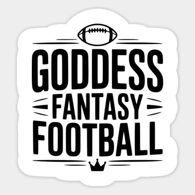 Goddess Fantasy Football Sticker by Frank Ring
