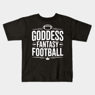 Goddess Fantasy Football Kids T-Shirt