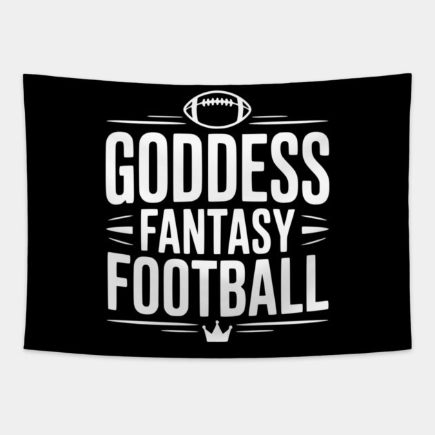 Goddess Fantasy Football Tapestry by Frank Ring