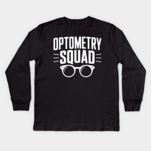 Optometry Squad Kids Long Sleeve T-Shirt
