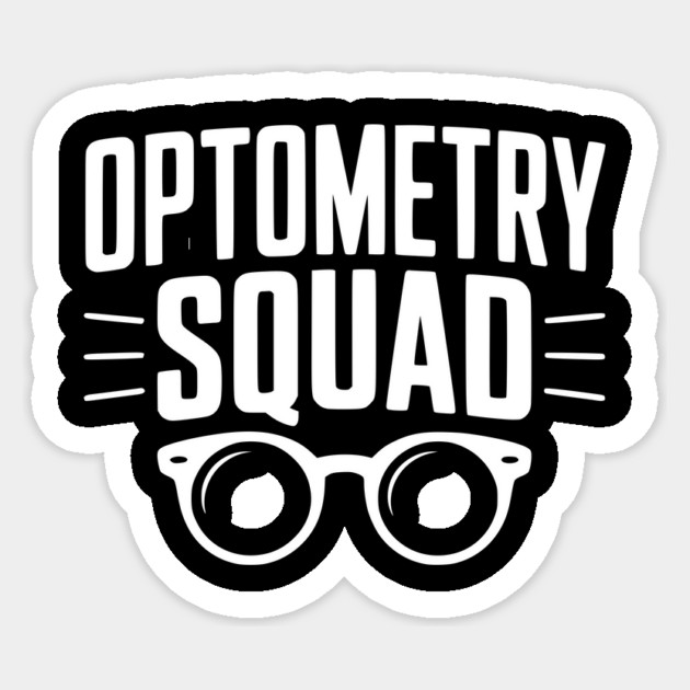Optometry Squad Sticker by Frank Ring