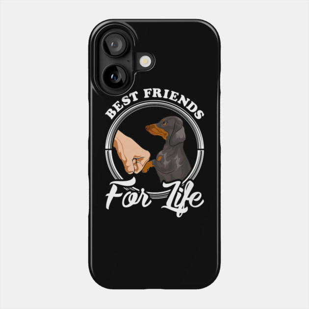 Dachshund Lover Best Friends Funny Phone Case by yangho
