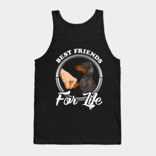 Dachshund Lover Best Friends Funny Tank Top