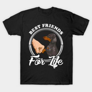 Dachshund Lover Best Friends Funny T-Shirt