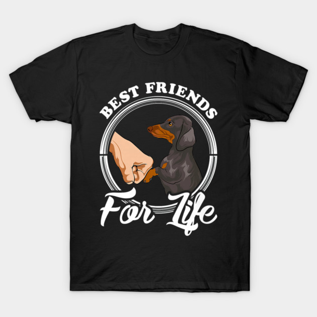 Dachshund Lover Best Friends Funny T-Shirt by yangho