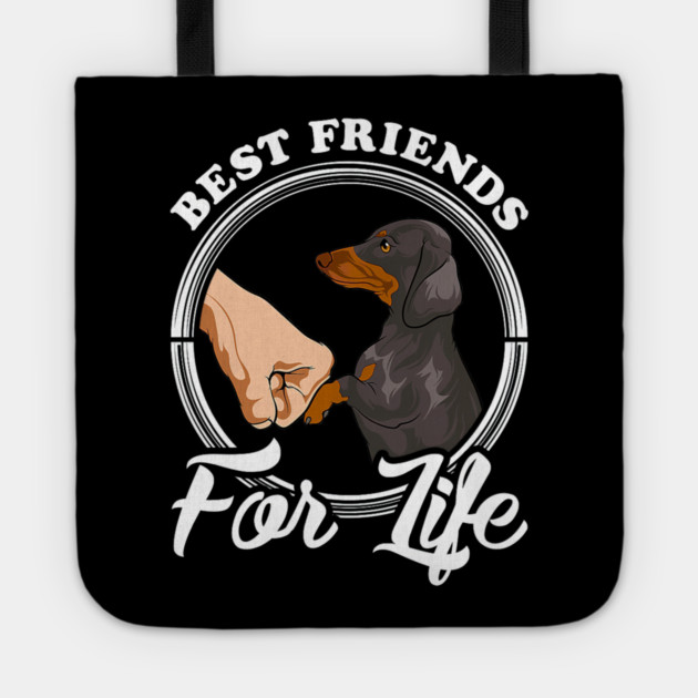 Dachshund Lover Best Friends Funny Tote by yangho