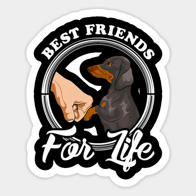 Dachshund Lover Best Friends Funny Sticker by yangho
