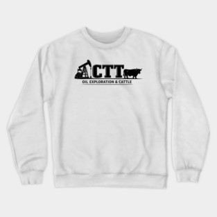 CTT Oil Exploration and Cattle Design Crewneck Sweatshirt