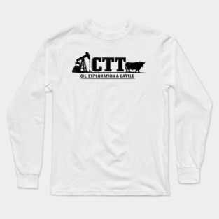 CTT Oil Exploration and Cattle Design Long Sleeve T-Shirt