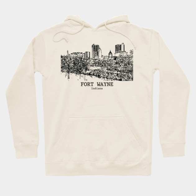 Fort Wayne - Indiana Hoodie by Lakeric