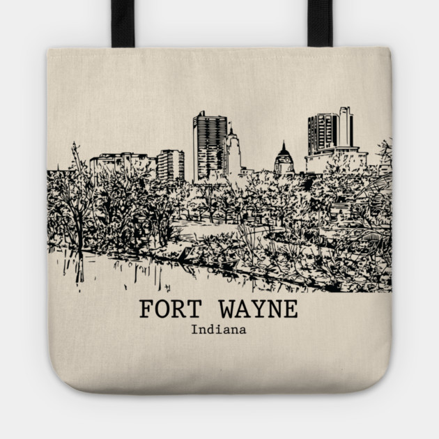 Fort Wayne - Indiana Tote by Lakeric
