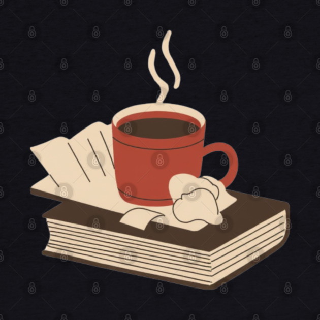 Vintage Books and Coffee Aesthetic by SR8891