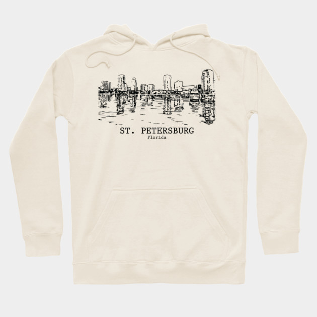 St. Petersburg - Florida Hoodie by Lakeric