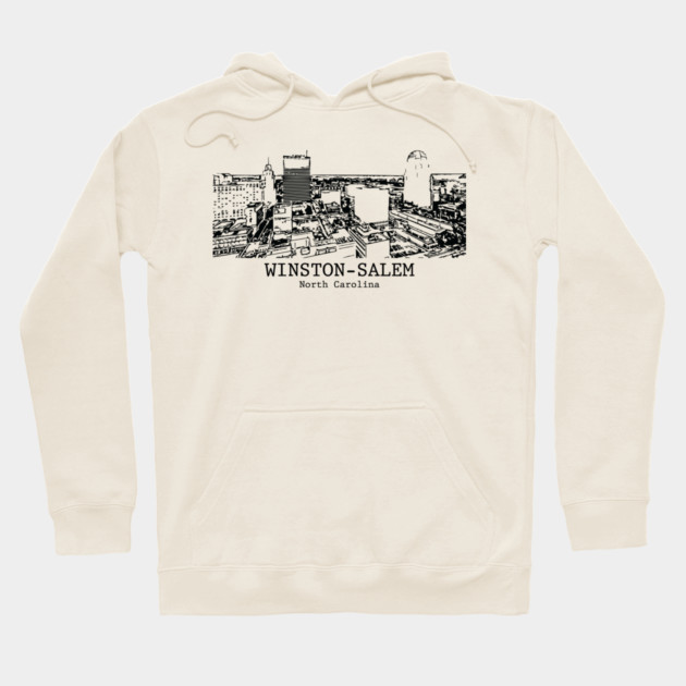 Winston-Salem - North Carolina Hoodie by Lakeric