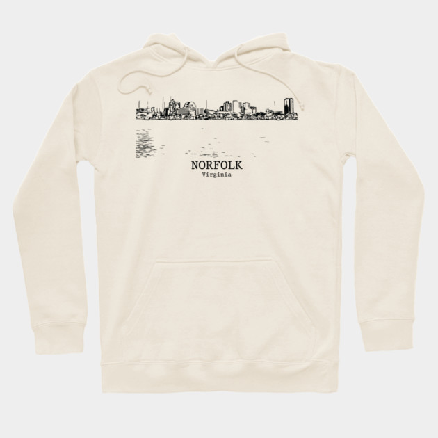 Norfolk - Virginia Hoodie by Lakeric