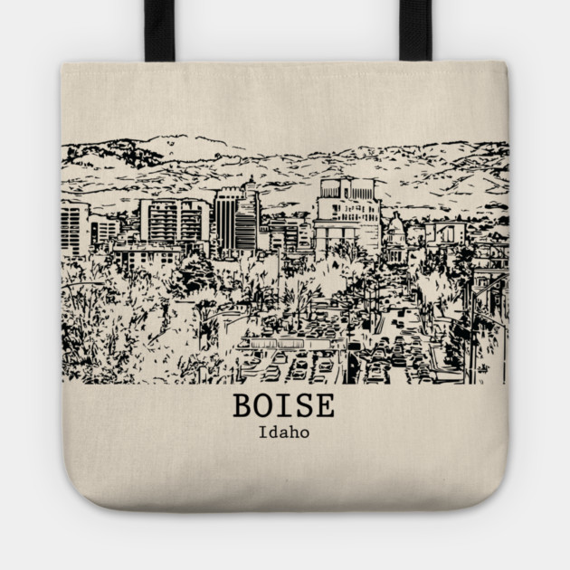 Boise City - Idaho Tote by Lakeric
