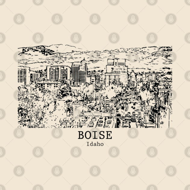 Boise City - Idaho by Lakeric