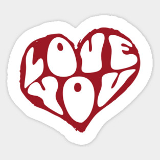 Minimal Heart Love Design Magnet
