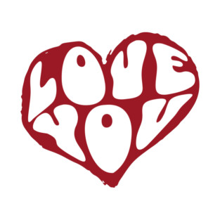 Minimal Heart Love Design T-Shirt