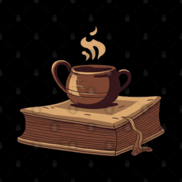 Dark Academia Coffee and Books by SR8891