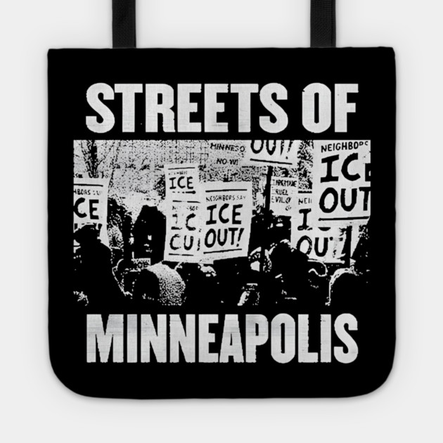 Streets Of Minneapolis Protest Song 2026 By Bruce Springsteen Tote by Donald's Store 2