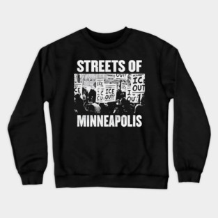 Streets Of Minneapolis Protest Song 2026 By Bruce Springsteen Crewneck Sweatshirt