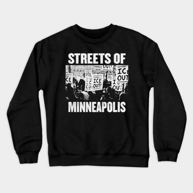 Streets Of Minneapolis Protest Song 2026 By Bruce Springsteen Crewneck Sweatshirt by Donald's Store 2