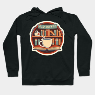 Old Bookstore Coffee Vibes Hoodie