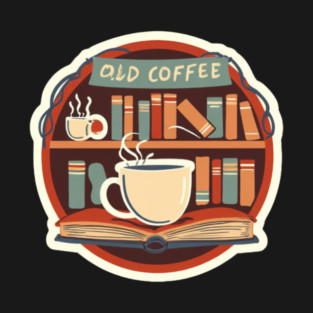 Old Bookstore Coffee Vibes T-Shirt