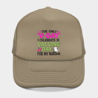 Funny Kitten Vaccine V-Day Valentine's Gift Hat