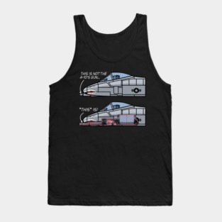 A-10 Warthog Big Gun Cutaway “This Is the Gun” Funny Meme Tank Top