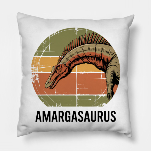 Amargasaurus Pillow by JessArty
