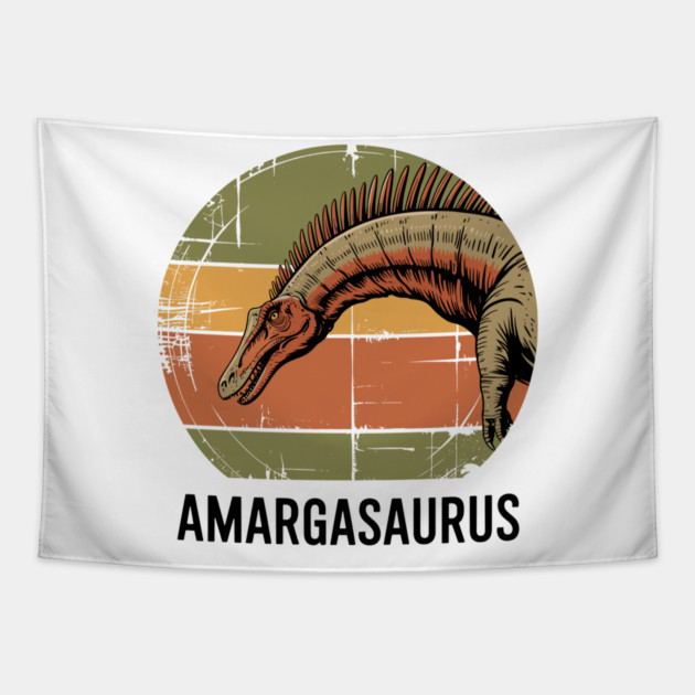Amargasaurus Tapestry by JessArty