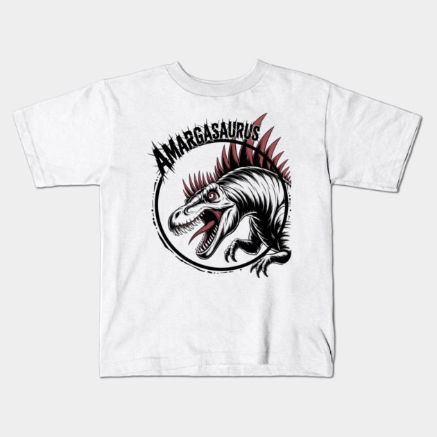 Amargasaurus Kids T-Shirt by JessArty