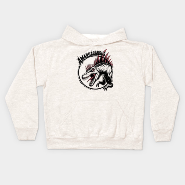 Amargasaurus Kids Hoodie by JessArty