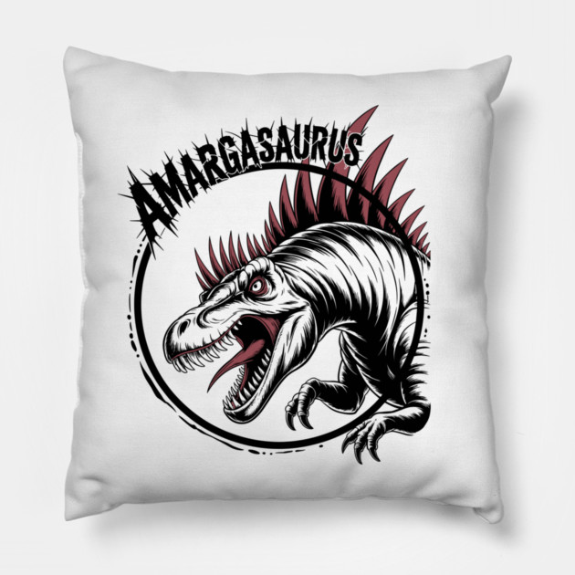 Amargasaurus Pillow by JessArty