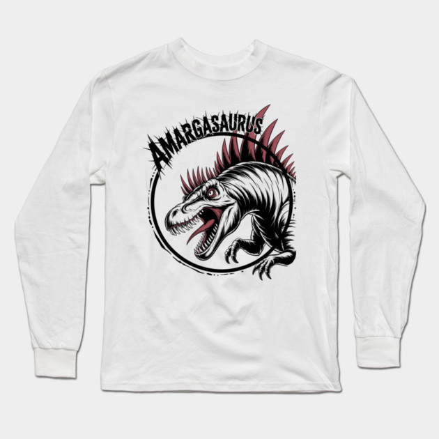 Amargasaurus Long Sleeve T-Shirt by JessArty