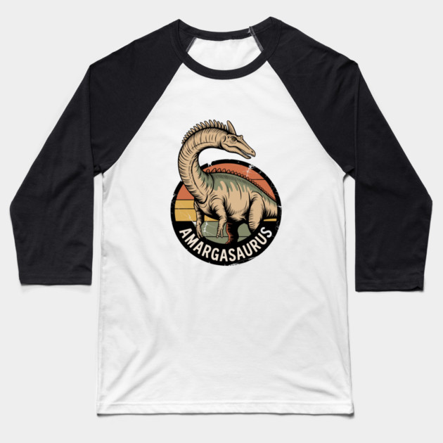 Amargasaurus-dinosaur Baseball T-Shirt by JessArty