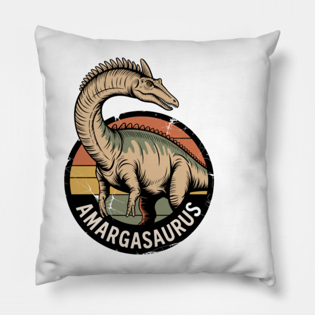 Amargasaurus-dinosaur Pillow by JessArty