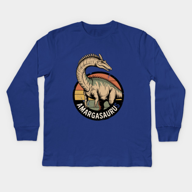 Amargasaurus-dinosaur Kids Long Sleeve T-Shirt by JessArty