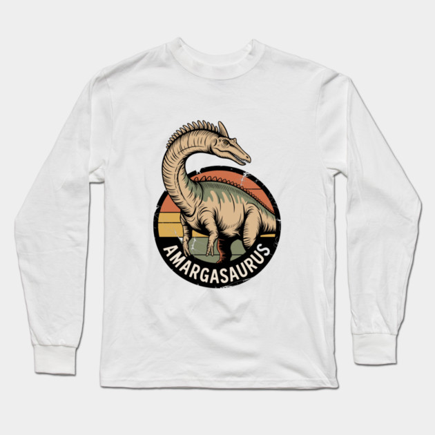 Amargasaurus-dinosaur Long Sleeve T-Shirt by JessArty